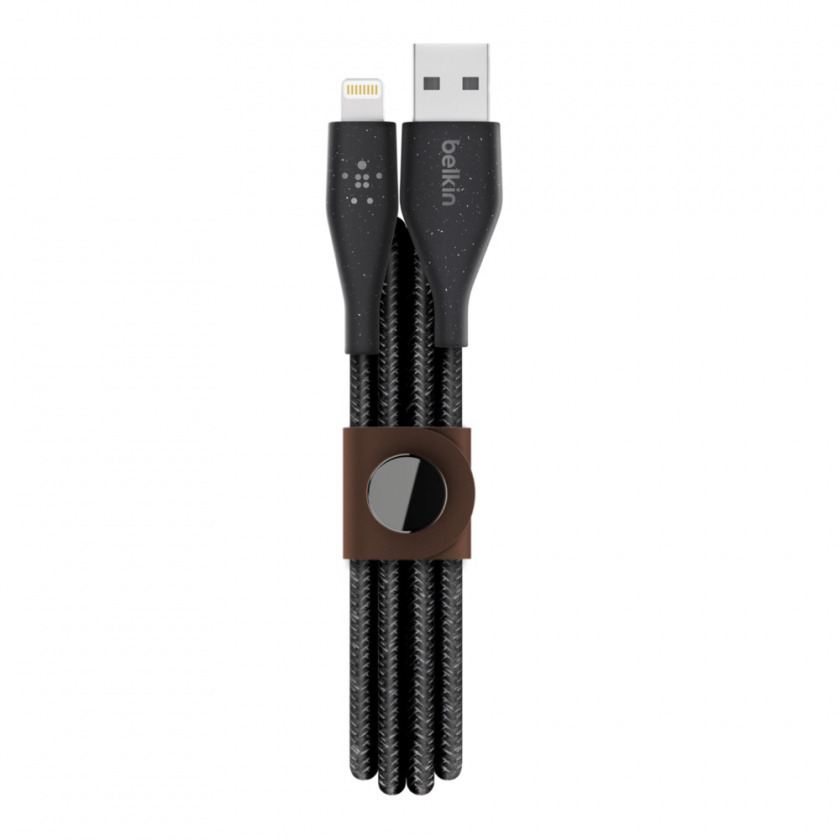  Belkin DuraTek Plus Lightning to USB-A Cable with Strap 1,2  Black  F8J236bt04-BLK