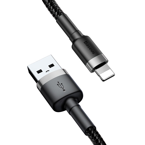  Baseus Cafule USB - Lightning Cable 3  Black  CALKLF-RG1
