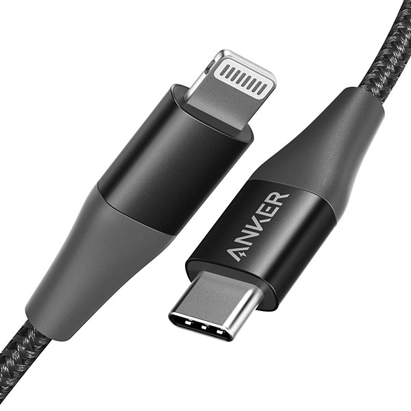   Anker Powerline+ II USB-C to Lightning Cable 1,8  Black  A8653H11