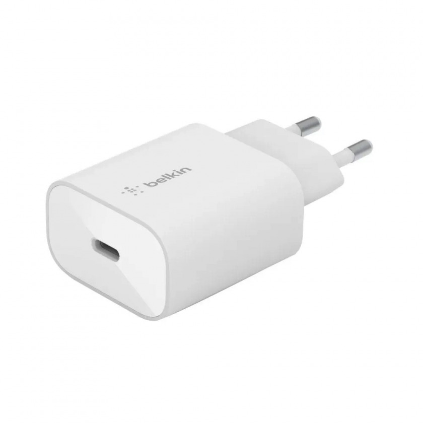  Belkin BOOST CHARGE 25W USB-C PD/PPS Wall Charger 3A/1USB-C White  WCA004vfWH
