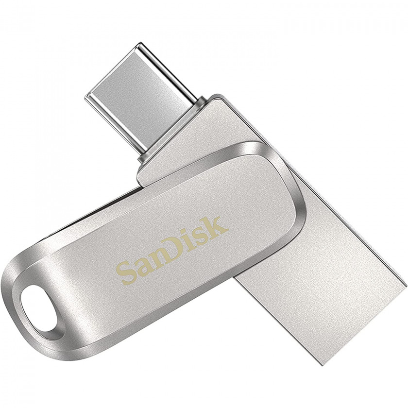 USB-C - SanDisk Ultra Dual Drive Luxe USB USB Type-C 256GB Metal  SDDDC4-256G-G46