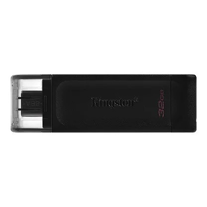 USB - Kingston DataTraveler 70 32GB TYPE-C 3.2 black  DT70/32GB