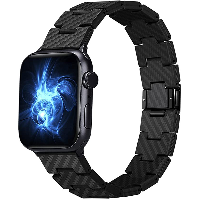   Pitaka Carbon Fiber Retro Apple Watch Band  Apple Watch 42/44/45   AWB1004