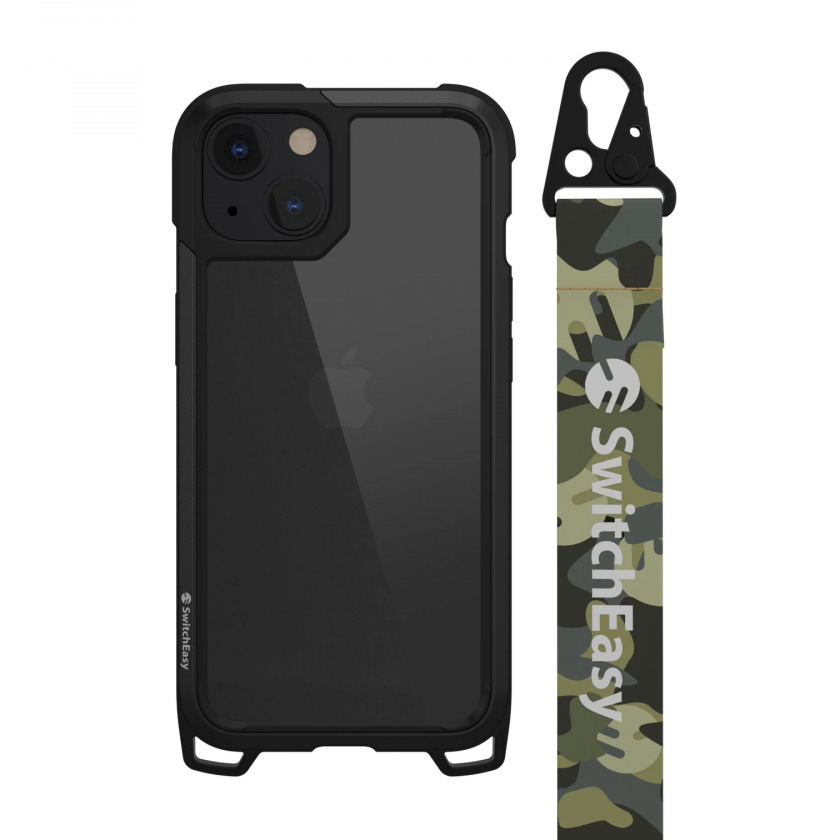 SwitchEasy Odyssey 3-in-1 Lanyard Shockproof Case Camo Green  iPhone 13 / GS-103-208-114-191