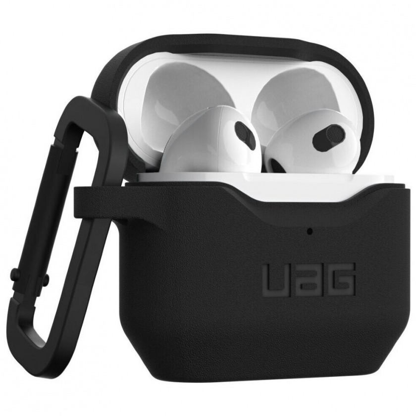  +  UAG Standard Issue Silicone 001 Case Black  Apple AirPods 3  10292K114040