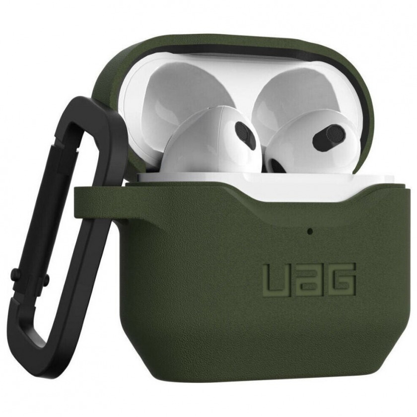  +  UAG Standard Issue Silicone 001 Case Olive Drab  Apple AirPods 3  10292K117272