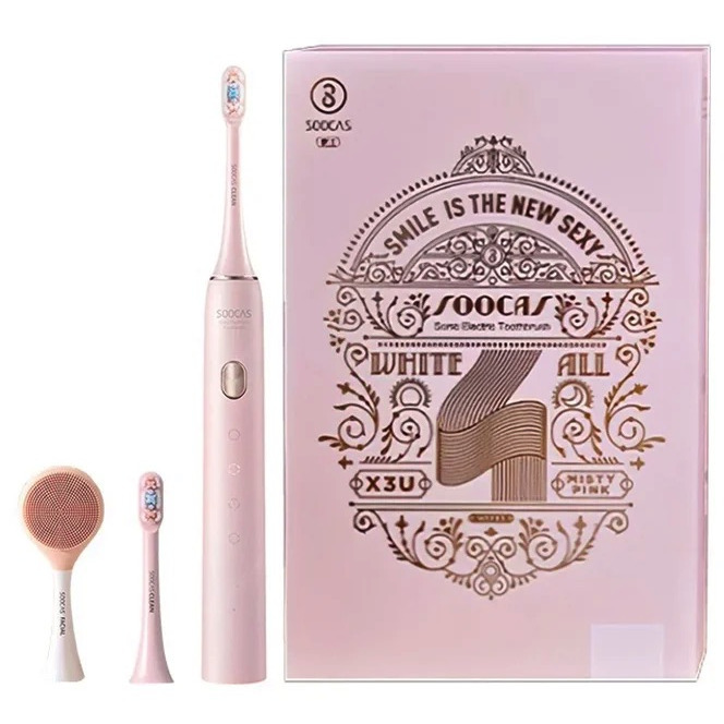    Xiaomi Soocas X3U Sonic Electric Toothbrush Smile Is The New Sexy Pink 