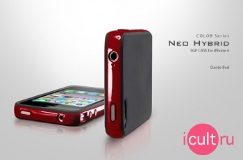 Чехол SGP CaseNeo Hybrid Color Series Dante Red красный Чехол SGP CaseNeo Hybrid Color Series