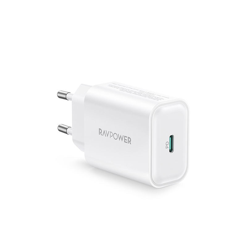  RAVPower 25W USB-C Wall Charger White  RP-PC156