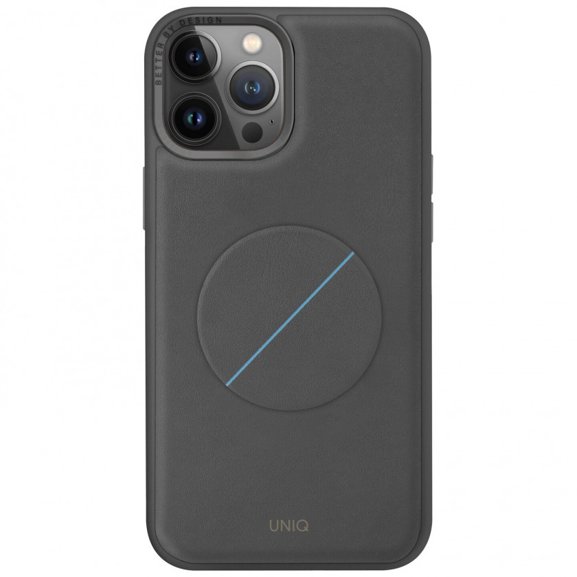  Uniq Novo with magnetic grip  iPhone 14 Pro Max Grey  IP6.7PM(2022)-NOVOGRY