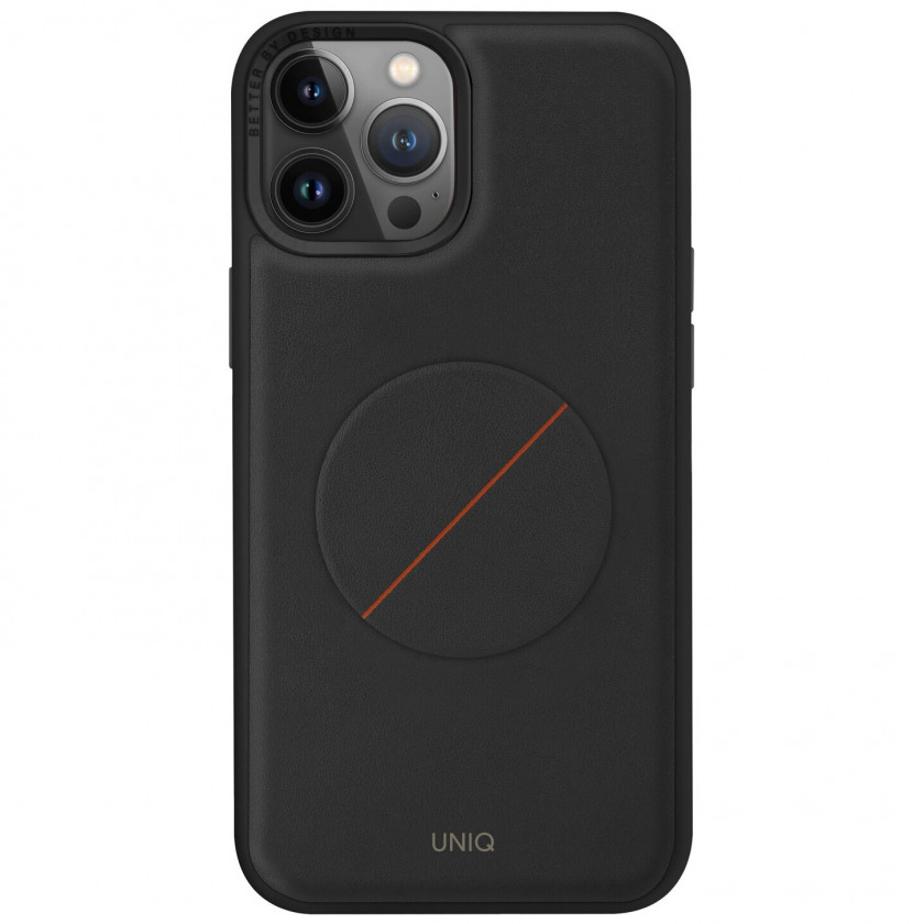  Uniq Novo with magnetic grip  iPhone 14 Pro Max Black  IP6.7PM(2022)-NOVOBLK