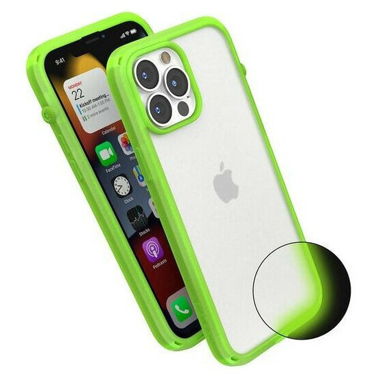   Catalyst Influence Case  iPhone 13 Pro   Neon-Glow-In-The-Dark CATDRPH13GITDMP