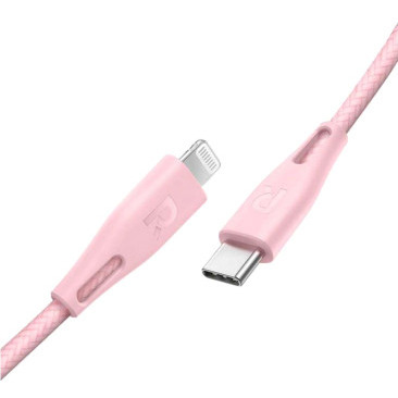   RAVPower Nylon USB-C to Lightning Cable 1,2  Pink  RP-CB1017/RP-PC1017