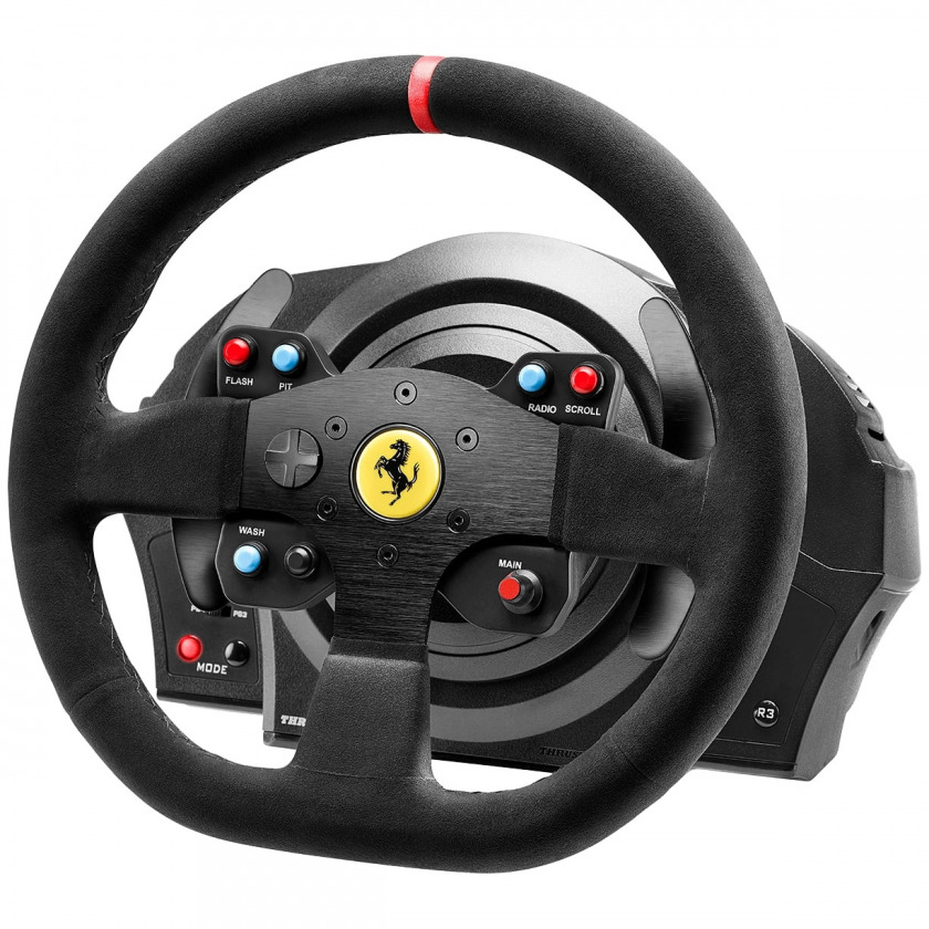  Thrustmaster T300 Ferrari Integral Racing Wheel Alcantara Edition Black 