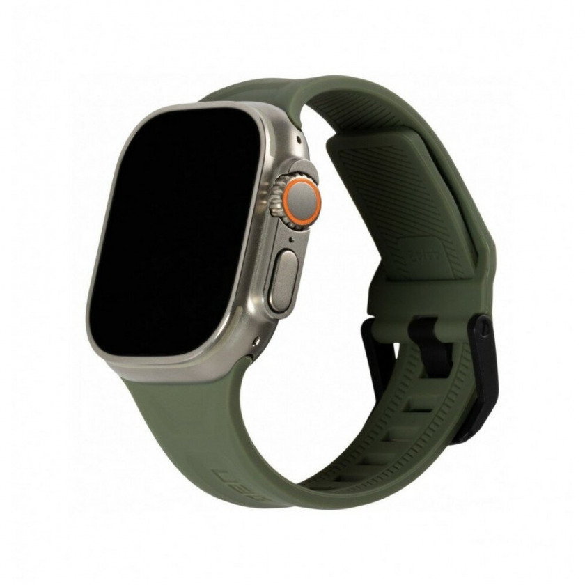   UAG Scout Silicone Strap Foliage Green  Apple Watch 42/44/45/49   191488117245