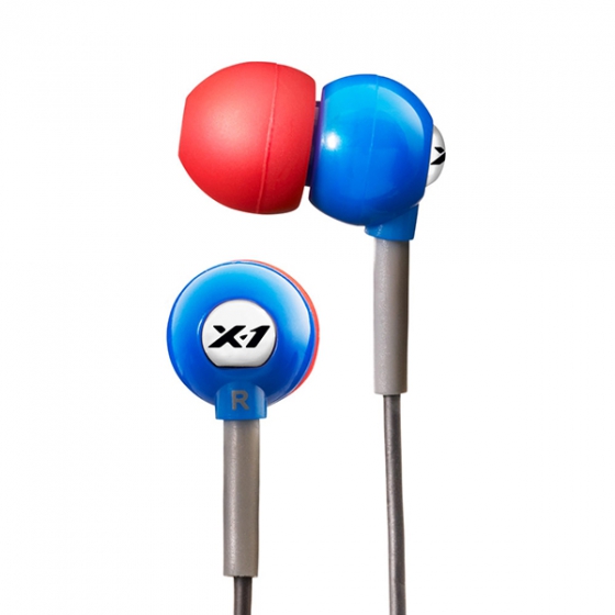      H2O Audio Flex Waterproof Headphones Superhero Blue  CB1-RB