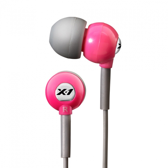      H2O Audio Flex Waterproof Headphones Power Pink  CB1-PK