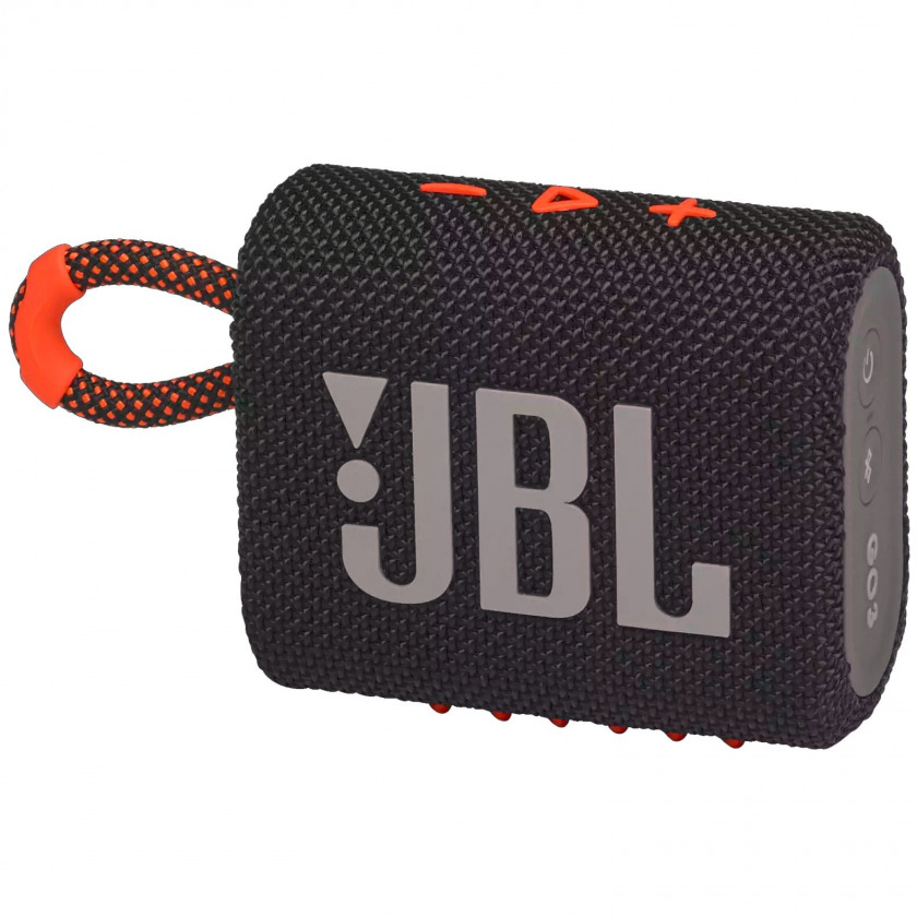    JBL GO 3 Black/Orange / JBLGO3BLK0