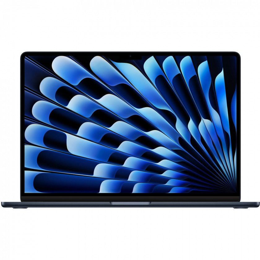  Apple MacBook Air 15 mid 2023 (Apple M2 8-core/8GB/ 256GB SSD/ Apple graphics 10-core/ Wi-Fi/Bluetooth/macOS) Midnight   MQKW3