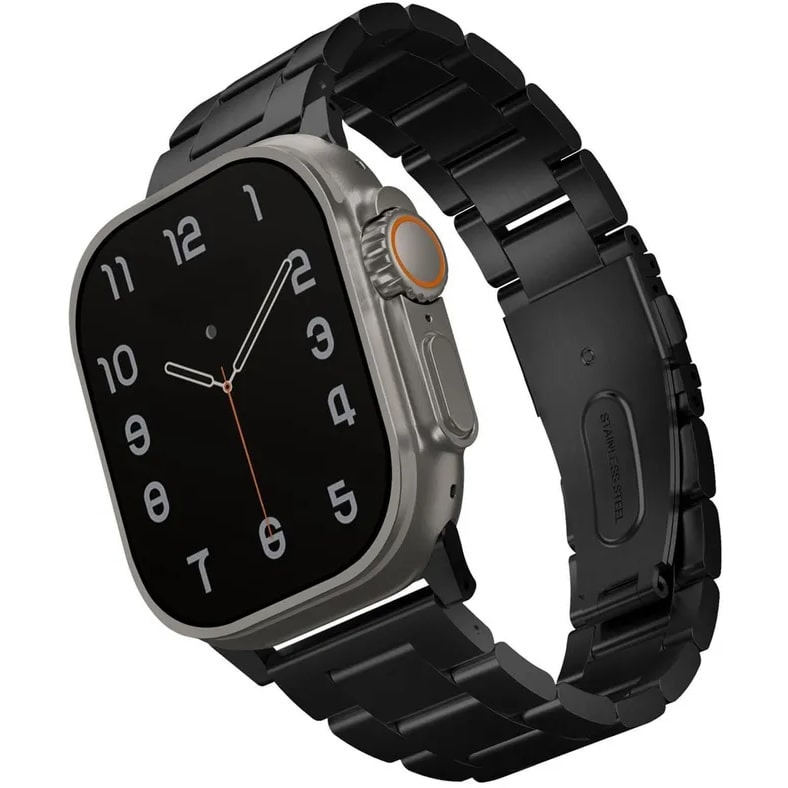  Uniq OSTA Steel Strap  Apple Watch 42/44/45/49  49MM-OSTABLK