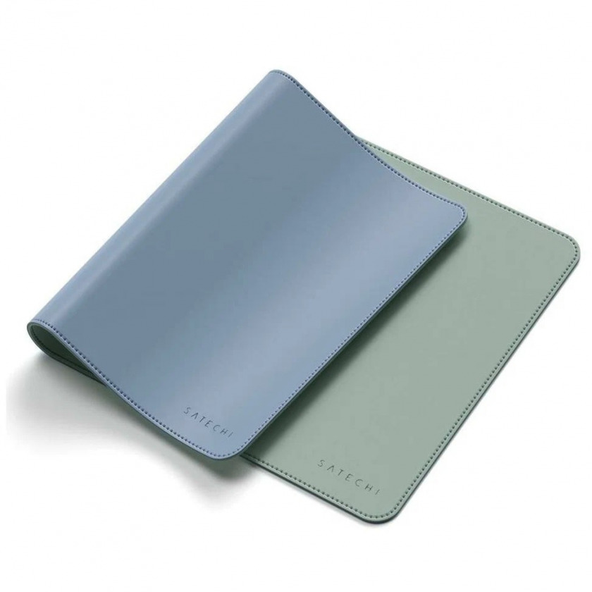  Satechi Dual Sided Eco-Leather Deskmate Blue/Green / ST-LDMBL