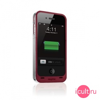 обзор Чехол со встроенным аккумулятором Mophie Juice Pack Air для iPhone 4 Чехол со встроенным аккумулятором Mophie Juice Pack Air для iPhone 4