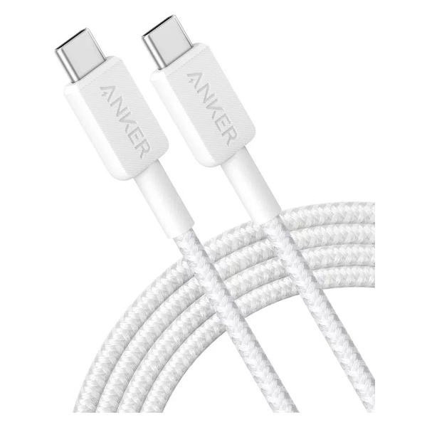 Anker PowerLine 322 USB-C to USB-C 90 . White  A81F5H21