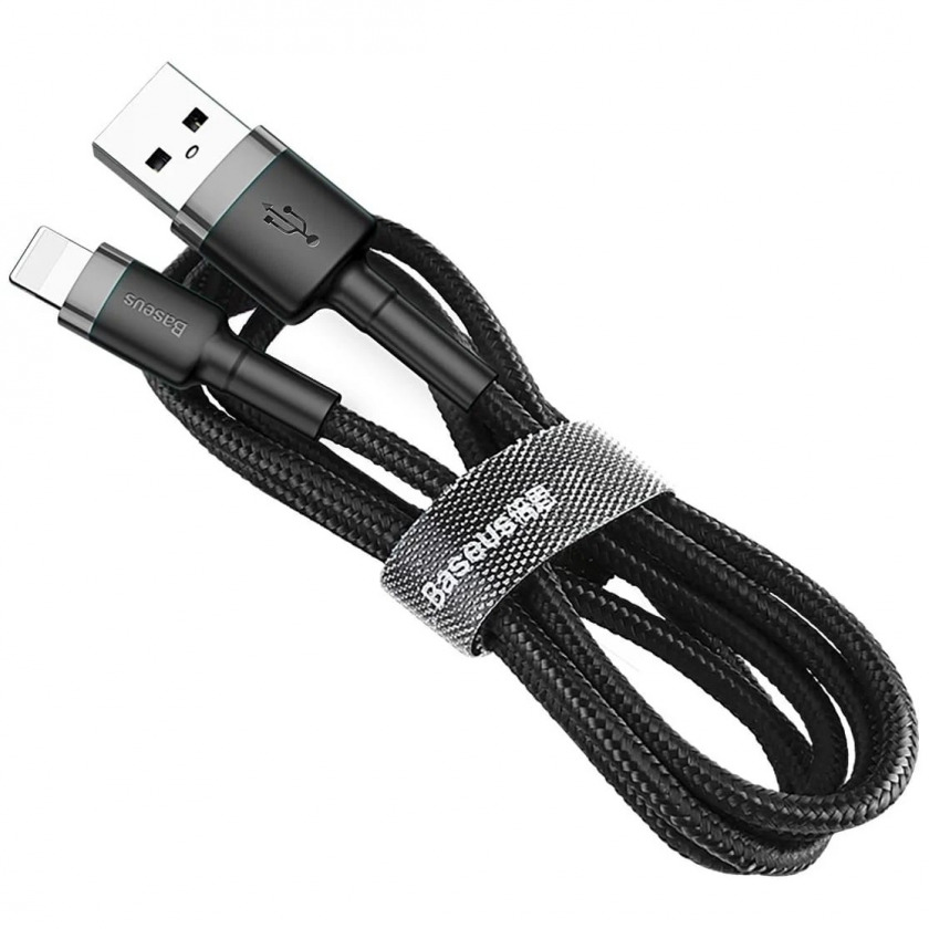   Baseus Cafule USB - Lightning Cable 1  Black/Grey / CALKLF-BG1