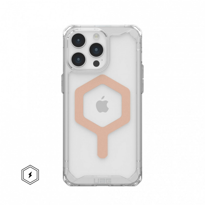  UAG Plyo Ice/Rose Gold with MagSafe  iPhone 15 Pro Max /  114305114348