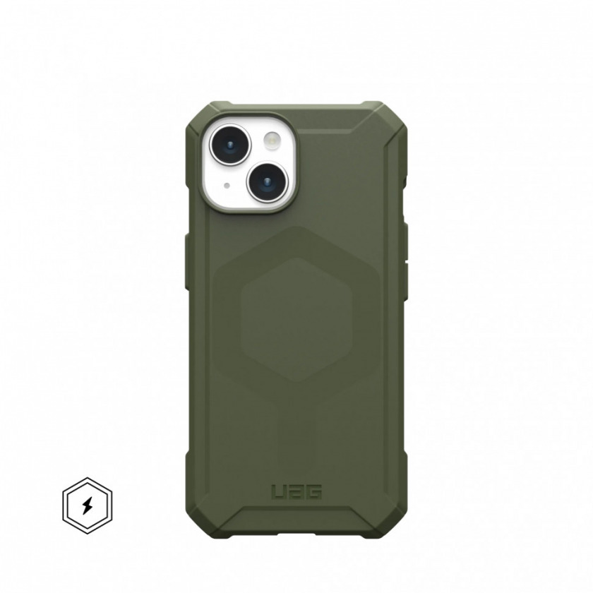  UAG ESSENTIAL ARMOR Olive Drab with Magsafe  iPhone 15  114288117272