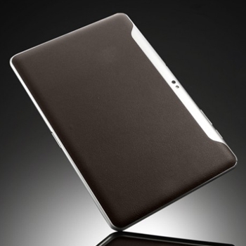   SGP Skin Guard Leather Pattern Brown  Samsung Galaxy Tab 10.1  SGP07943