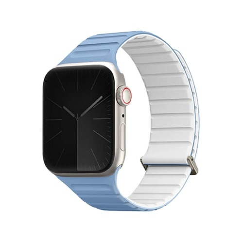   Uniq Revix EVO Silicone Strap  Apple Watch 38/40/41 POWDER BLUE/WHITE / 41MM-REVEPBLUWHT