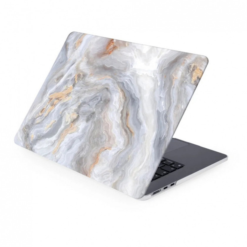  Adamant Hardshell Case Marble White Gray Beige  MacBook Air 15&quot; 2023 -   