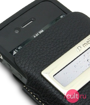 ����� Melkco iCaller Pouch Type for Apple iPhone 4 (Black LC) APIPO4LCIC1BKLC