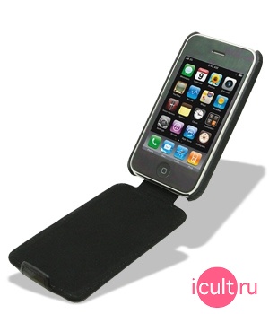 Melkco Leather Case for Apple iPhone 3G / 3G S - Jacka Type (Crocodile Print Pattern - Red) 