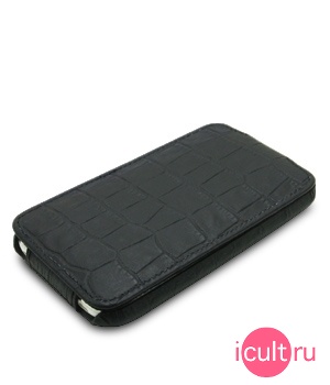  Melkco Leather Case for Apple iPhone 3G / 3G S - Jacka Type (Crocodile Print Pattern - Red) 