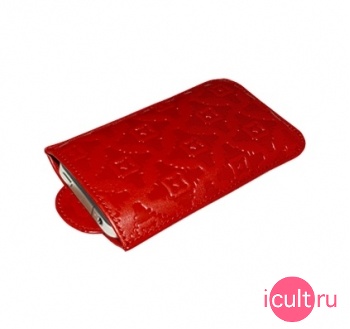   Piel Frama Pull Case Red  iPhone 4