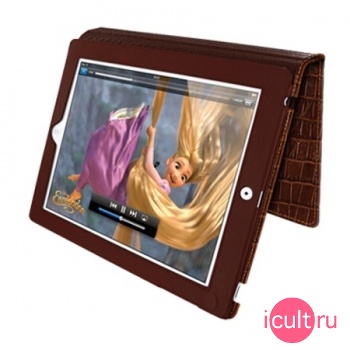 Piel Frama iPad 2 magnetic Case Crocodile (��������) ��� iPad 2