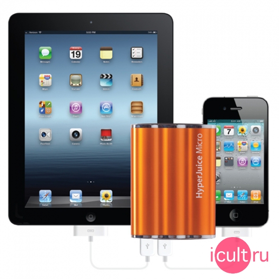 ����������� ����������� HyperMac HyperJuice Micro Orange ��������� HJ36-ORANGE