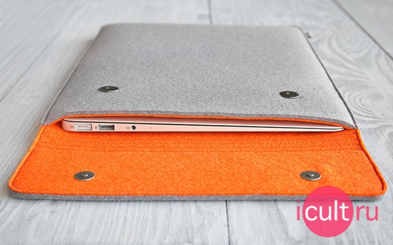 Safo Flap For MacBook Air Gray/Orange