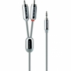 ����������� 3,5-RCA �� jack (1,8 �) Belkin Stereo Cable F8Z180ea-07-GLD