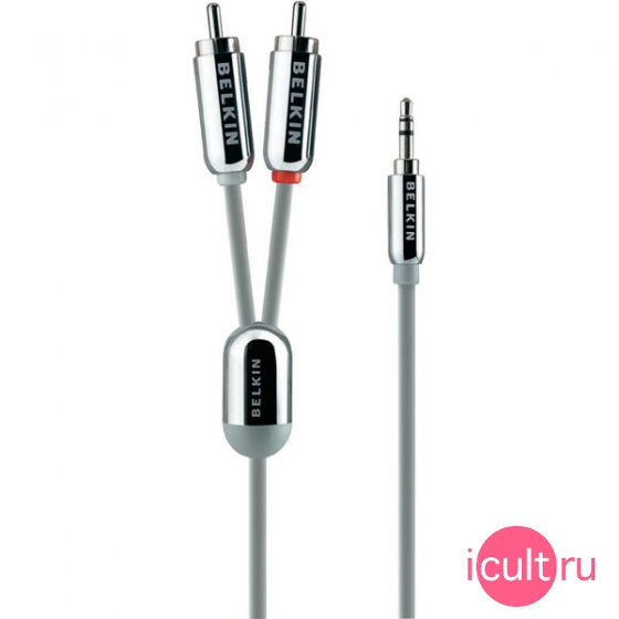 ����������� 3,5-RCA �� jack (1,8 �) Belkin Stereo Cable F8Z180ea-07-GLD