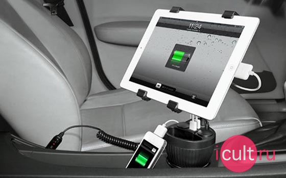 Capdase Car Cup Holder Charger With Tab-X Mount