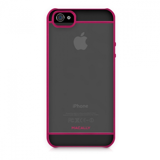  Macally See Through Hard Shell Case Pink  iPhone 5/SE   CURVEP-P5