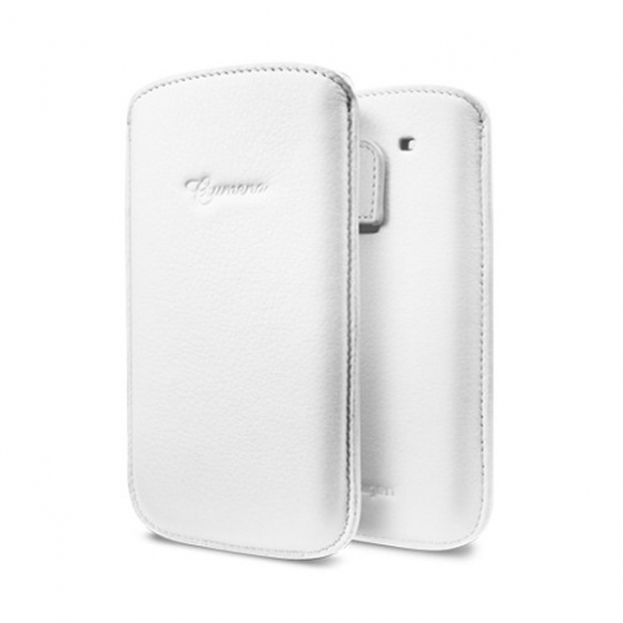   SGP Crumena Leather Pouch Series White  Samsung Galaxy S3  SGP09181
