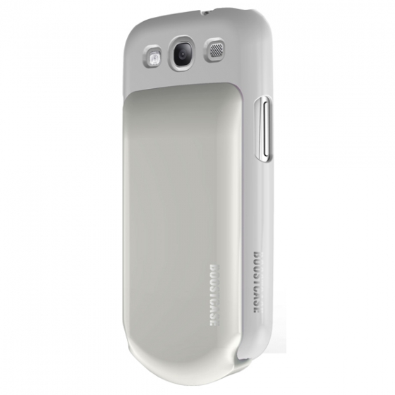     BoostCase Snap-On Case 2500mAh White/White  Samsung Galaxy S3 / BCHS32000W-WHT