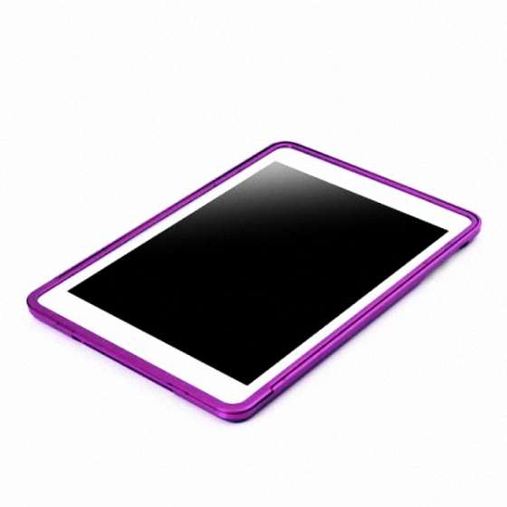  - Aluminium Bumper Case Purple  iPad mini 1/2/3 