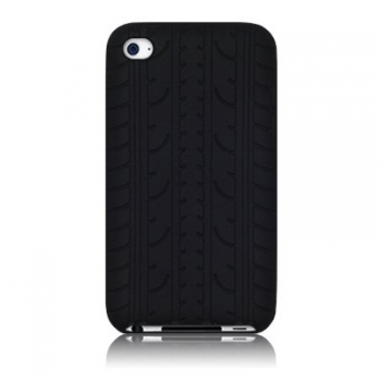   Luardi Tire Silicone Case Black  iPod Touch 4G  lipT4gTsc