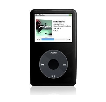  Shades Ultra Thin Cases Black/Clear  iPod Classic / SCA11