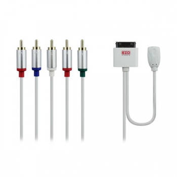   EZOPower AV Component Cable with Micro-USB Connector  iPod/iPhone/iPad EZMFI16